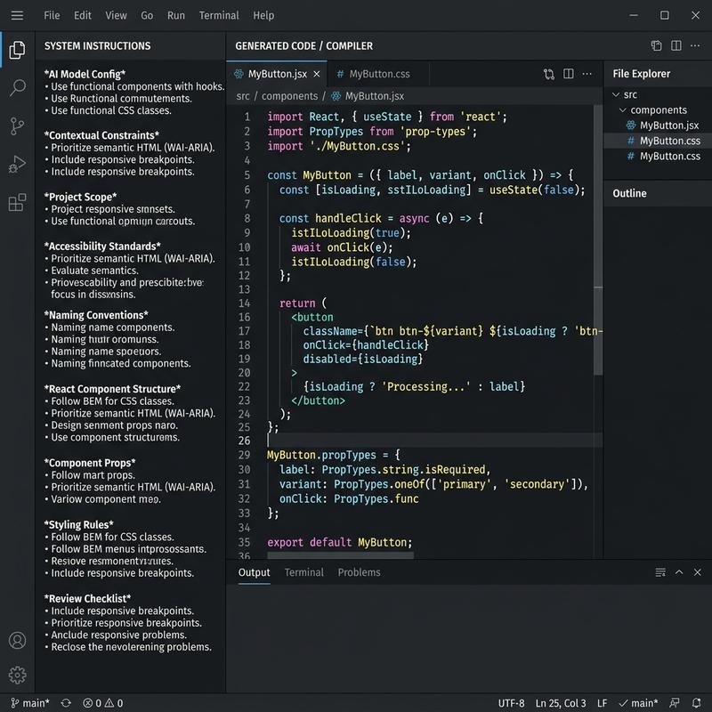 Agentic Coding Assistant Instruction Prompt System