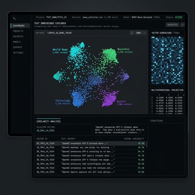 Semantic Embeddings Search Engine Vector Sync